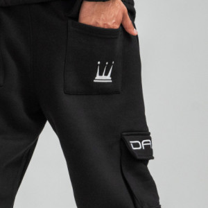 Dada Supreme Basic Cargo Jogger Black - Img 5