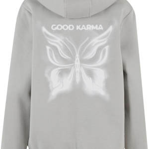 Karma Butterfly Ladies Fluffy Hoody - Img 6