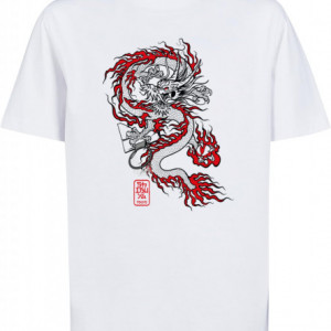 Kids Dragon Baller Tee white 110/116