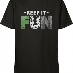 Kids Keep It Fun Tee black 110/116