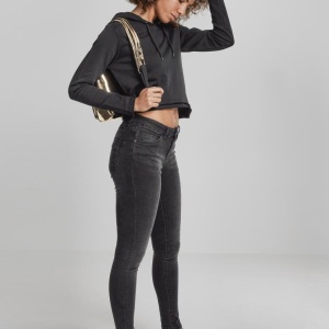 Ladies Cropped Terry Hoody - Img 5