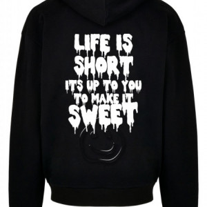 LY HOODY LIFE IS SHORT black 3XL