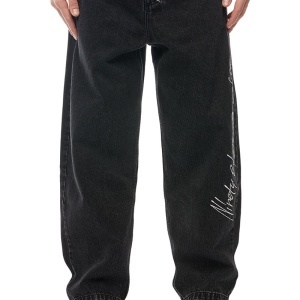 Mass Denim Ninety Eight Jeans Extra Baggy Fit black washed - Img 3