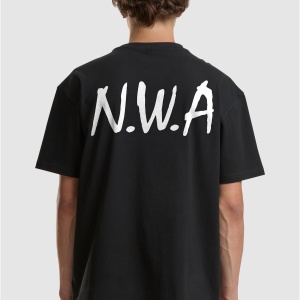 N.W.A Logo FB Oversize Tee - Img 5