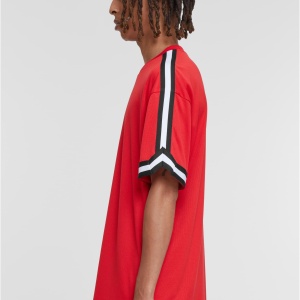 Oversized Stripes Mesh Tee - Img 2