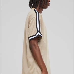 Oversized Stripes Mesh Tee - Img 29
