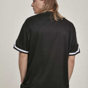 Oversized Stripes Mesh Tee - Img 6