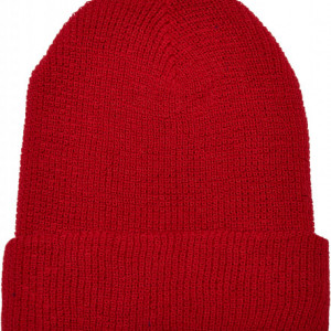 Recycled Yarn Waffle Knit Beanie black one size - Img 4