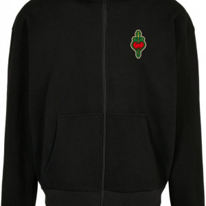 Santa Monica Heavy Oversize Zip Hoody black 3XL - Img 3