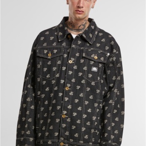 Southpole Bleched AOP Denim Jacket - Img 1