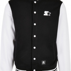 Starter College Fleece Jacket black/white L - Img 5