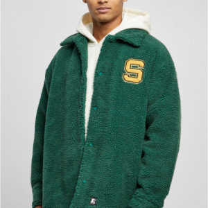 Starter Sherpa Shirt Jacket black L - Img 6