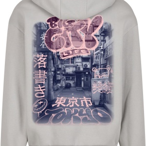 Tokyo City Life Fluffy Zip Hoody - Img 2