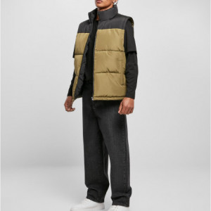 URBAN CLASSICS Block Puffer Vest - Img 5