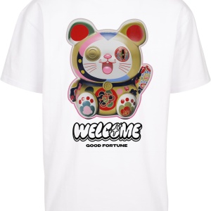Welcome Cat Heavy Oversize Tee black L - Img 5