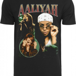 Aaliyah Retro Oversize Tee black L