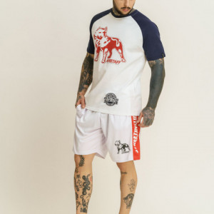 Amstaff Durin Meshshorts - white/red - Img 5