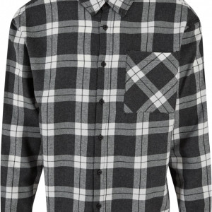 Boxy Dark Checked Shirt