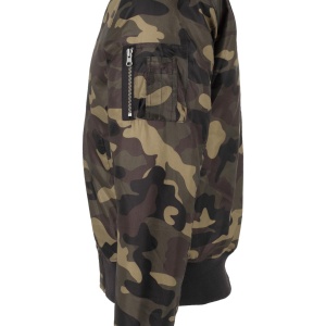 Camo Basic Bomber Jacket - Img 6