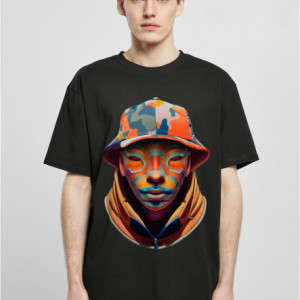 Camouflage Heavy Oversized Tee black L - Img 5