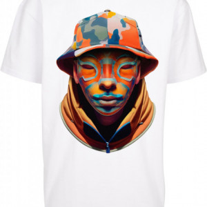 Camouflage Heavy Oversized Tee black L - Img 8