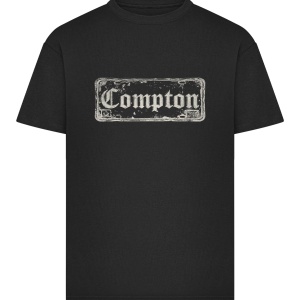 Compton License Plate Oversize Tee - Img 3