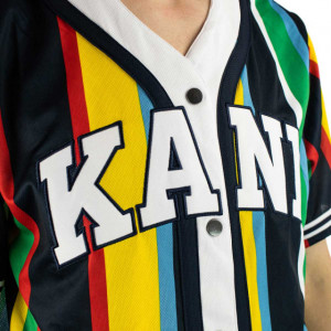 Karl Kani serif stripe baseball shirt multicolor - Img 2