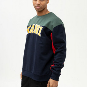 Karl Kani Sweatshirt College Block Crew navy/green/red/yellow/white - Img 4