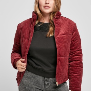 Ladies Corduroy Puffer Jacket
