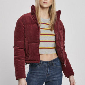 Ladies Corduroy Puffer Jacket
