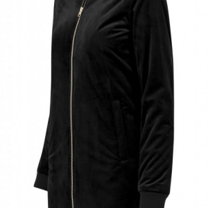 Ladies Long Velvet Jacket black L - Img 6