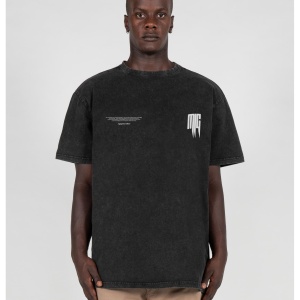 METAMORPHOSE V.2 Acid Washed Heavy Oversized Tee - Img 1