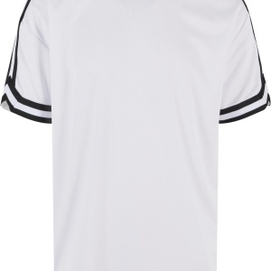 Oversized Stripes Mesh Tee - Img 16