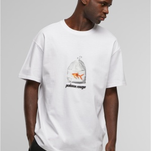 Poisson Rouge Heavy Oversize Tee white 3XL
