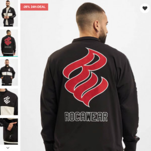 Rocawear Men Lightweight Jacket Wythe in black