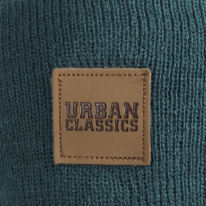 Synthetic Leatherpatch Long Beanie - Img 2