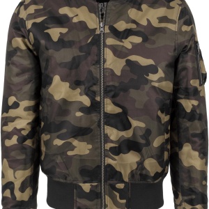 Camo Basic Bomber Jacket - Img 5