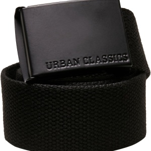 Coloured Buckle Canvas Belt