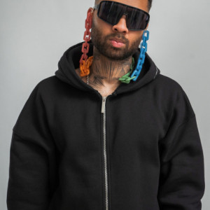 Dada Supreme Basic Logo Zip Hoodie Black - Img 2