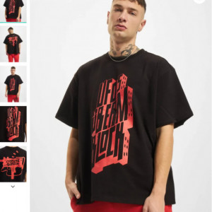 DEF Men T-Shirt U.Ü.B x DEF in black