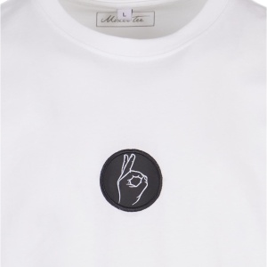 Easy Sign Patch Tee white 3XL - Img 4