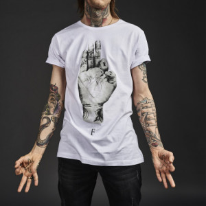 FMS Sign Tee white L - Img 1