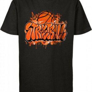 Kids Streetball Tee black 110/116