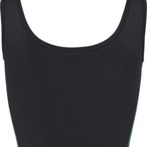 Ladies Side Stripe Cropped Zip Top - Img 10