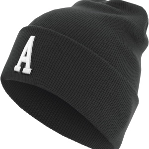 Letter Cuff Knit Beanie