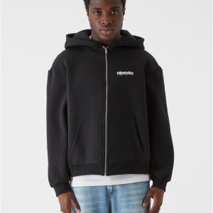 MJG Heavy Oversized Zip Hoody - Burning Wings