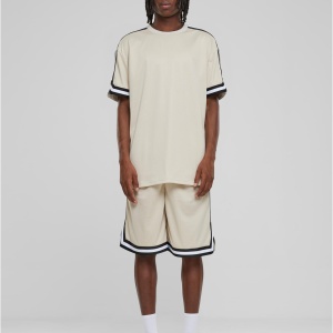 Oversized Stripes Mesh Tee - Img 23
