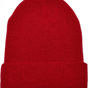 Recycled Yarn Waffle Knit Beanie black one size - Img 8