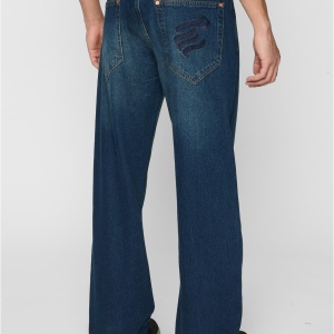 Rocawear WED Loose Fit Jeans light mid blue washed W36 L32 - Img 9