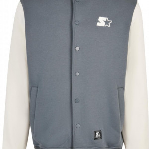Starter College Fleece Jacket black/white L - Img 2